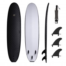 black foam soft surfboard