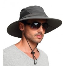 dark grey fishing hat