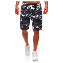 elastic waist men’s drawstring shorts