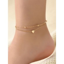 Evil Eye Layered Chain Anklet