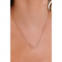 Cutout Heart Charm Necklace