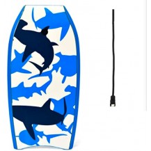 lightweight blue shark bodyboard