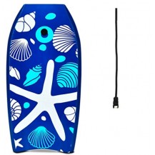 lightweight blue starfish bodyboard