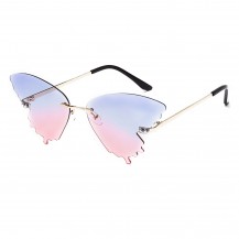 metal frame butterfly design sunglasses