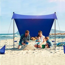  navy blue beach tent