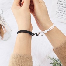 One Heart Matching Bracelets for Couples
