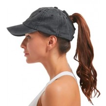 black denim cap