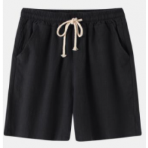 solid black swim trunks