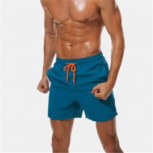 men peacock blue surfing board shorts