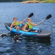 10.6 Ft tandem blue inflatable kayak set