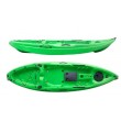 1 person solid green fishing kayak