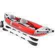 2 person inflatable red fishing kayak