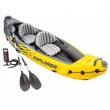  2 person inflatable yellow kayak