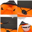 2 person orange inflatable kayak