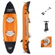 2 person orange inflatable kayak boat