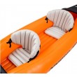 2 person orange inflatable kayak boat raft