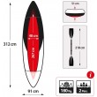 2 person yellow inflatable kayak