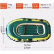 2 seat inflatable boat series raft inflatable kayak green