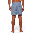 drawstring elastic waist striped wide leg shorts