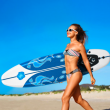  6 foot foam white surfboard