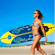 6 ft foam yellow surfboards