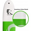 7 foot foam green surfboard for beginners