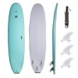8' aqua premium foam wax free soft surfboard