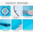 blue beach tent with children's play darts tent