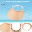 beige visor hats