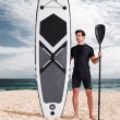 inflatable paddle black and white board