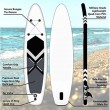black and white stand up paddle board