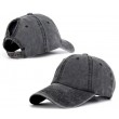 plain denim snapback black baseball cap
