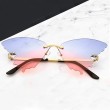 blue and pink butterfly sunglasses
