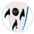 blue foam beginner surfboard