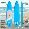 blue inflatable board