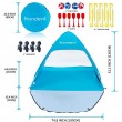 blue play darts beach tent