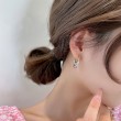 crystal dangle earrings set