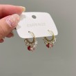 drop hoop earrings for women