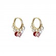 drop hoop earrings for women dangle
