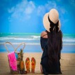 bowknot ribbon summer sun hat with chin strap