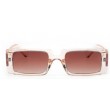 brown rectangle sunglasses