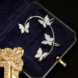 Butterfly Ear Cuff Wrap Crawler Earrings
