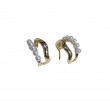 earring stud design c shape
