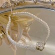 natural pearl choker