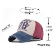 men letter graphic baseball cap