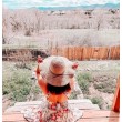 beige floppy travel cotton sun hat