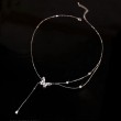 Crystal Butterfly Pendant Necklace