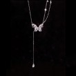 Silver Butterfly pendant necklace
