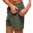 Army green swim trunk 