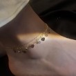 heart anklet gold